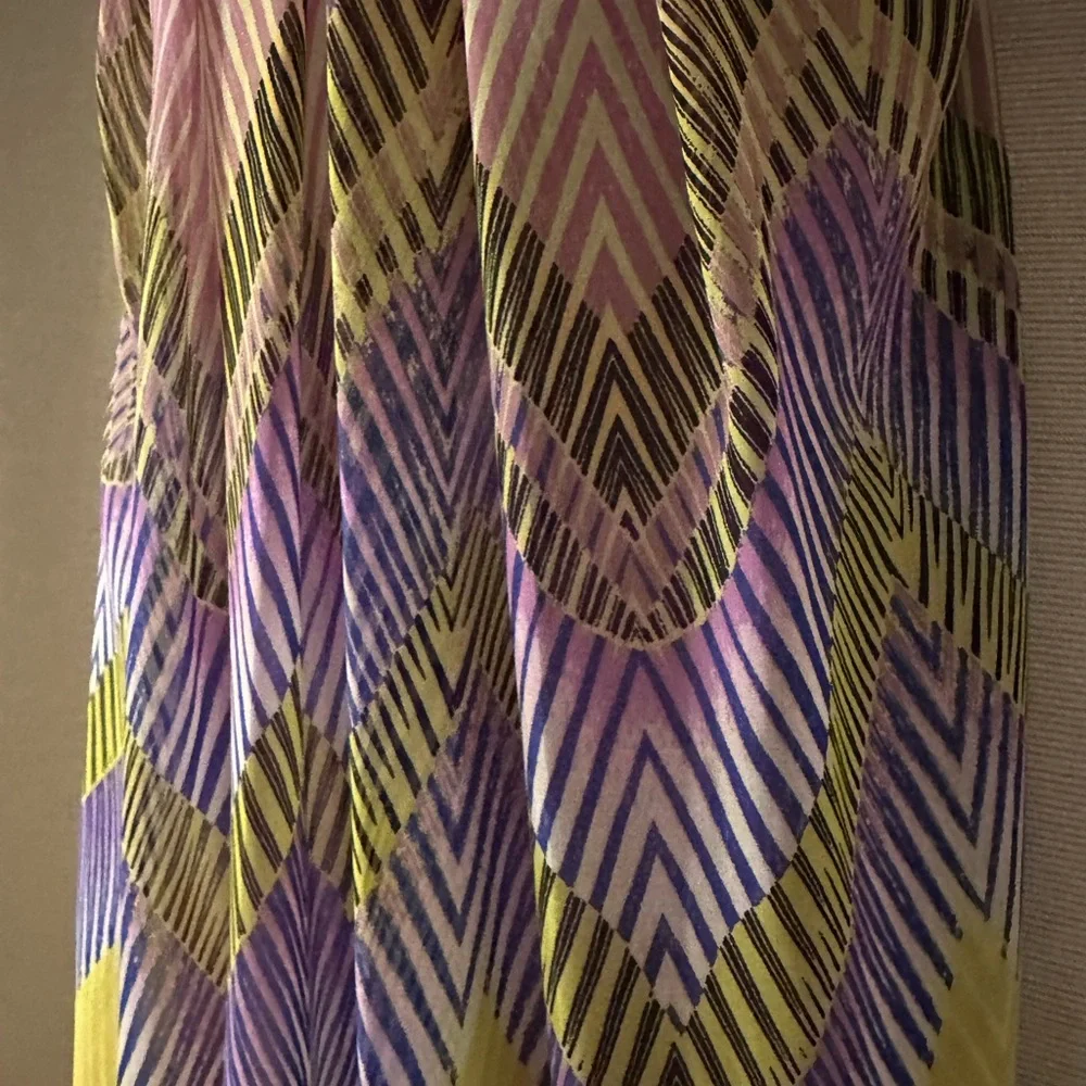 Jessica Simpson Black and Purple Strapless Sundress - Picture 4 of 5
